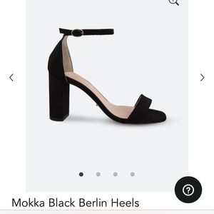 NWT Tony Bianco Mokka Black Berlin Heels